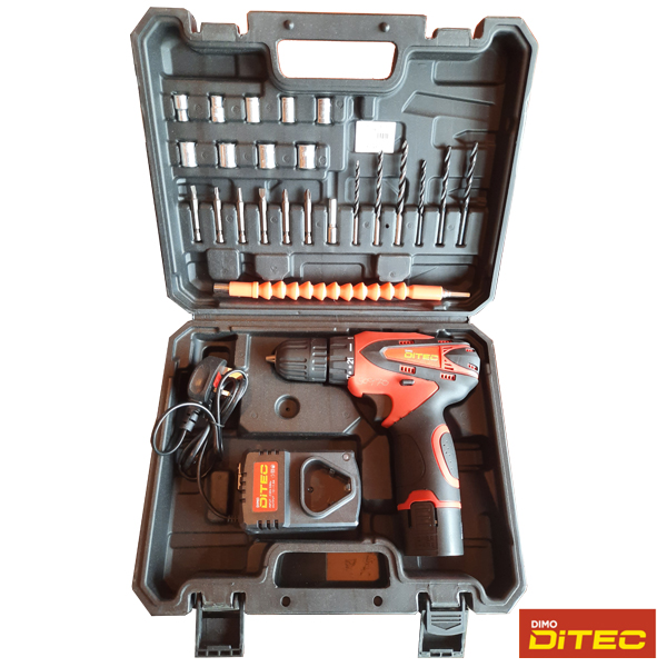DIMO Di-Tec 12 Cordless Drill Set With Box