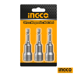 INGCO Magnetic Nut Set 3Pcs -10mm