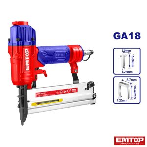 EmTop (2 In 1) Combo Brad Nailer + Staipler Gun ECBN504001