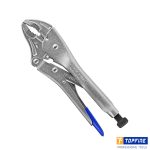 TOPFINE Locking Plier Curved Jaw