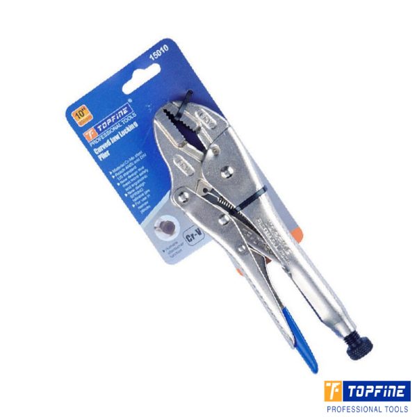 TOPFINE Locking Plier Straight Jaw