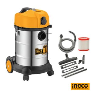 INGCO Industrial Vacumn Cleaner (Wet & Dry) 1400W - 30L