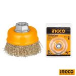 INGCO Wire Cup Brushes With Nut 3" 75mm M14
