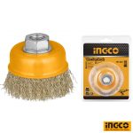 INGCO Wire Cup Brushes With Nut 3" 75mm M10