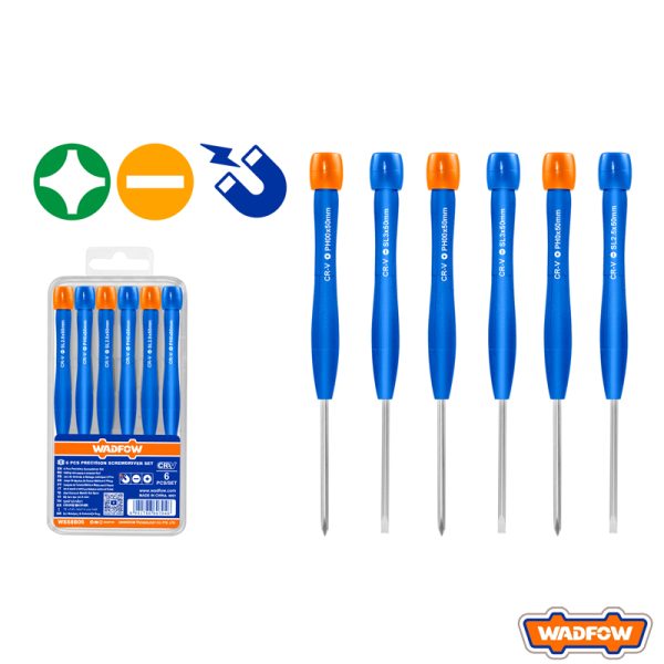 WADFOW 6 PCs Precision Screwdriver Set