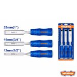 WADFOW 3 PCs Wood Chisel Set