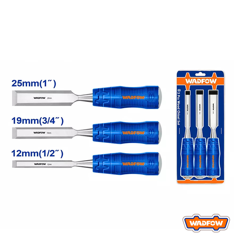 WADFOW 3 PCs Wood Chisel Set