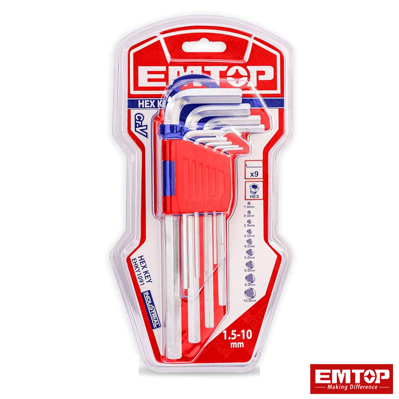 EmTop Hex Allen Key Set