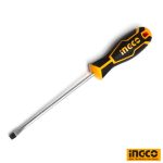INGCO Slotted Flat Screwdriver 8.0X200mm
