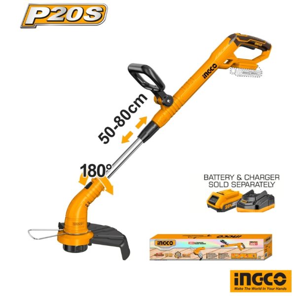 INGCO Cordless Grass Trimmer 20V