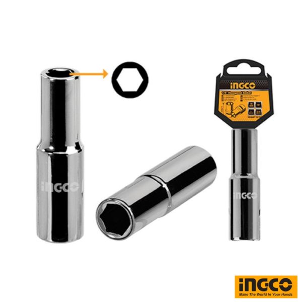 INGCO 1/2 Deep Hexagonal Box Socket (8mm to 32mm)