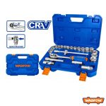 WADFOW 1/2 Box Socket Set 25 Pcs