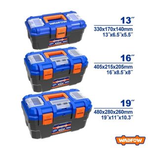 WADFOW Plastic Tool Box Set 3 Pcs