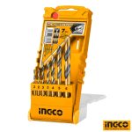INGCO HSS Twist Drill Bit Set 7Pcs