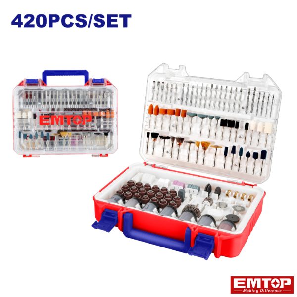 EmTop Mini Grinder Accessories Set 410Pcs
