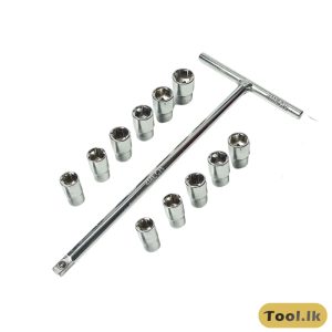 T-Handle Socket Wrench (8-19mm) Set