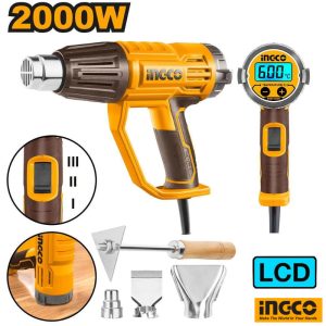 INGCO Heat Gun 2000W With LCD Display