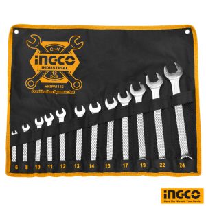 INGCO Combination Spanner Set Size 6-24Mm