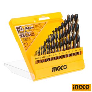 INGCO HSS Twist Drill Bit Set 19 Pcs