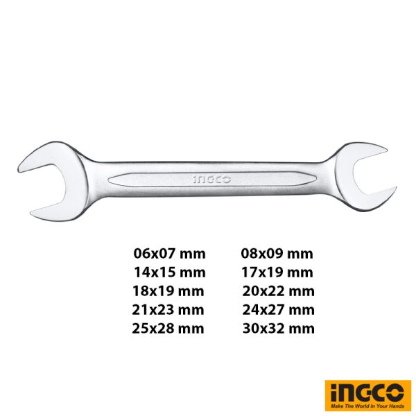 INGCO Double Open End Spanners