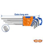 WADFOW Extra Long Arm Hex Allen Key Set