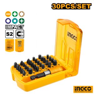 INGCO 30 PCs 25mm Impact Screwdriver Bits Set