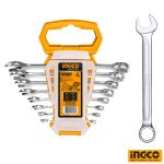 INGCO Double Opening Spanner Set 6-19mm