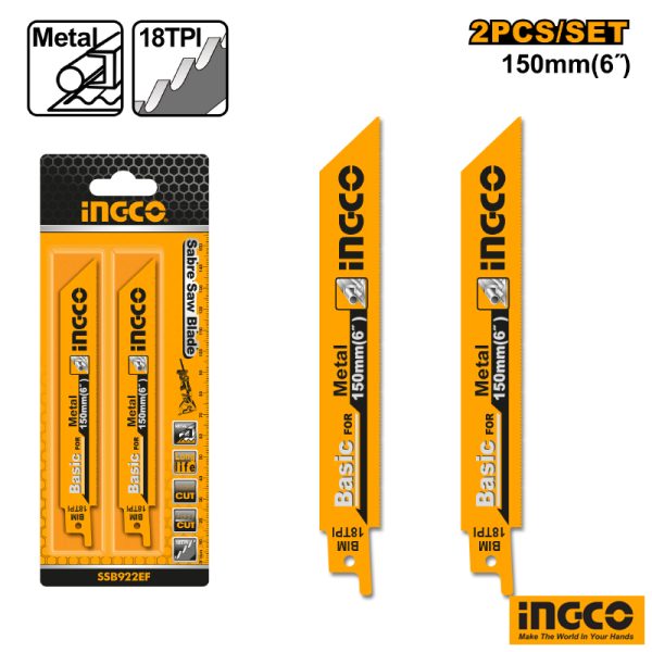 INGCO Reciprocating Saw Blades For Metal
