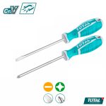 TOTAL Screwdriver set 2pcs 125mm