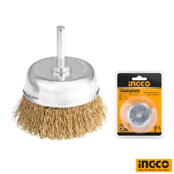 INGCO Wire Cup Brush 3" 75mm