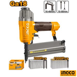 INGCO 2 In 1 Air Nailer & Staple (16-40mm)