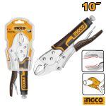 INGCO Curved Jaw Lock Plier 10"