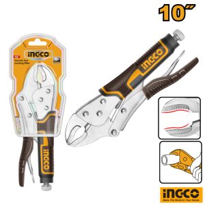 INGCO Curved Jaw Lock Plier 10"