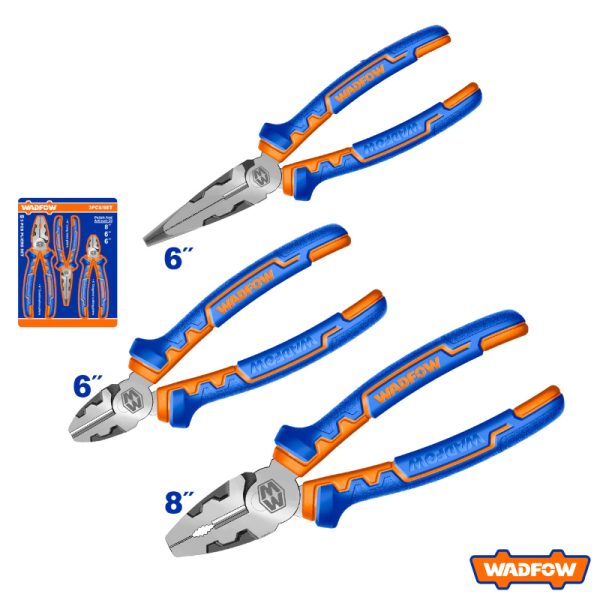 WADFOW 3pcs High Leverage Pliers Set