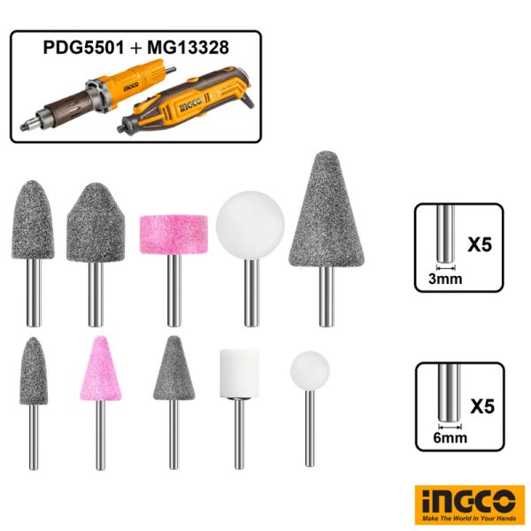 INGCO Accessorier for Die Grinder & Mini Grinder