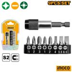 INGCO 9pcs Screwdriver Bit Set