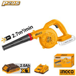 INGCO Cordless Aspirator Blower 20V with Battery & Charger