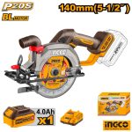 INGCO Cordless Circular Saw with Battery & Charger