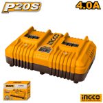 INGCO 2-port P20S Battery Charger 4Ah