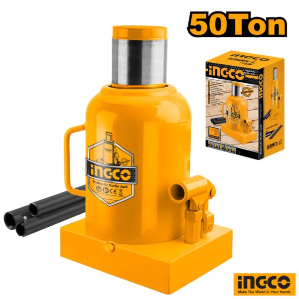 INGCO Hydraulic Bottle Jack - 50 Ton