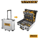 INGCO 147pcs Hand Tools Suitcase