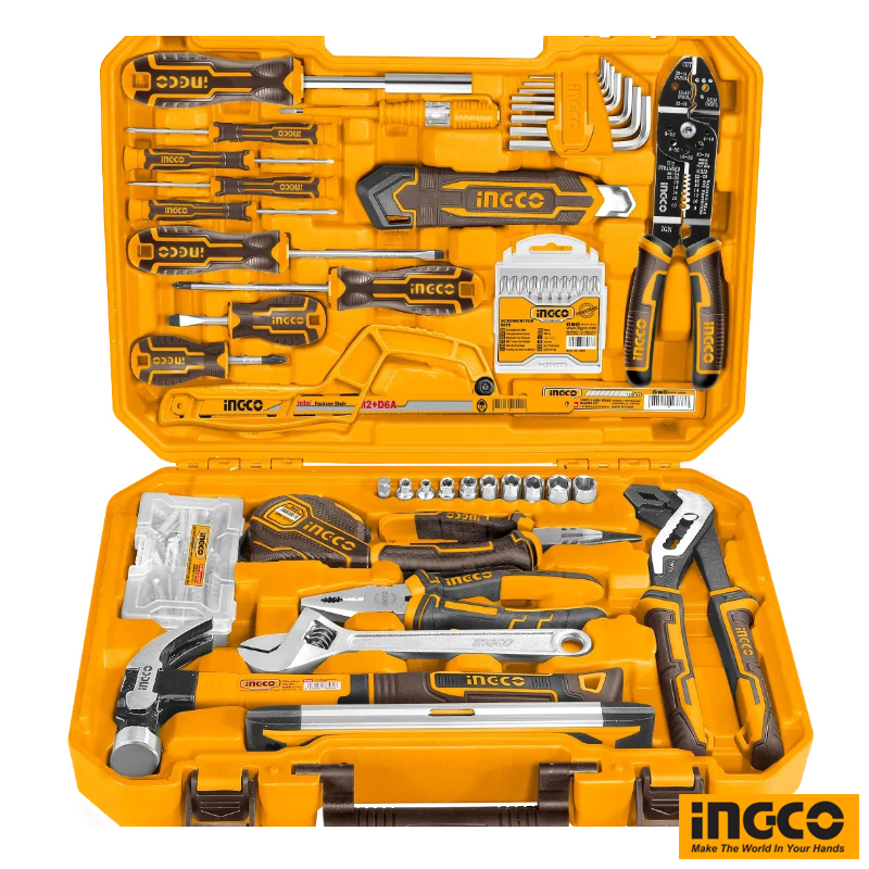INGCO 168pcs Home Hand Tool Set