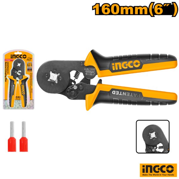 INGCO Ratchet Crimping Plier