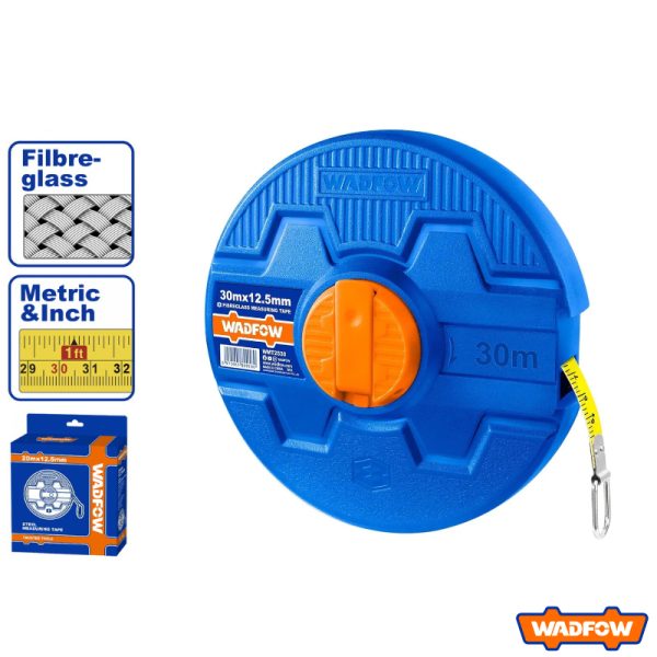 WADFOW Fiberglass Measuring Tape - 30m