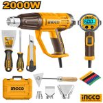 INGCO Heat Gun 2000W with LCD Display