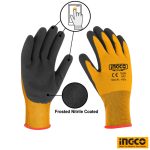 INGCO Nitrile Frosted Coated Gloves
