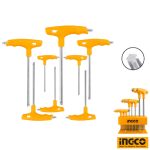 INGCO 8pcs T-Handle Torx Wrench Set