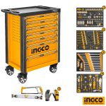 INGCO 328pcs Hand Tools Trolly Cart