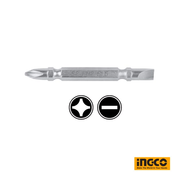 INGCO Screwdriver Bit PH2 SL6 65mm