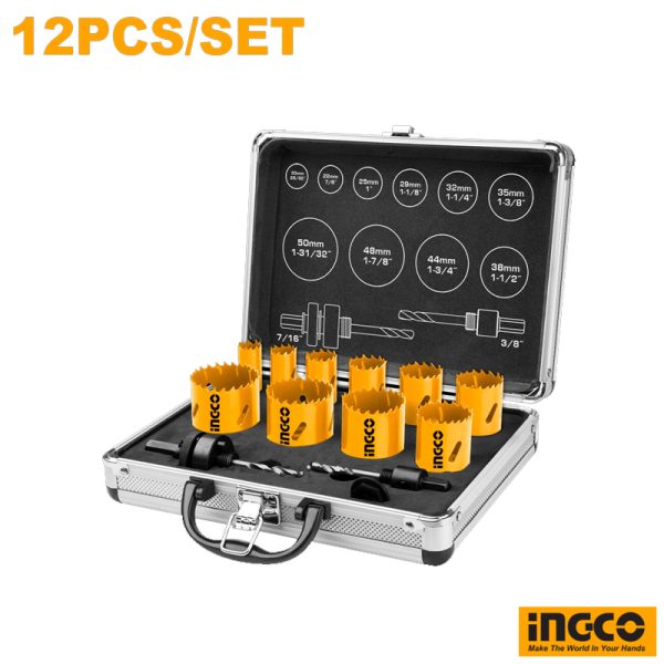 INGCO Bi-Metal Hole Saw With Box